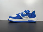 NIKE X OFF WHITE X LOUIS VUITTON - AIR FORCE 1 " WHITE ROYAL "